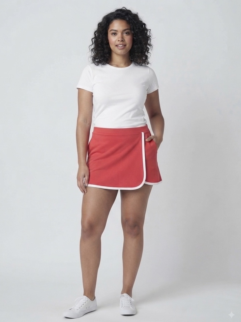 Arizona Built In Shorts Womens Juniors Active Wrap Skirt